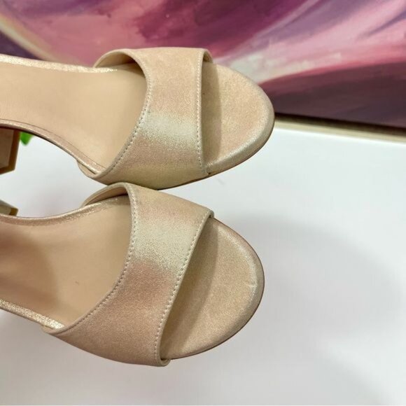 Stuart Weitzman Alshn Block Heel Sandal Size 7.5 - Picture 6 of 11